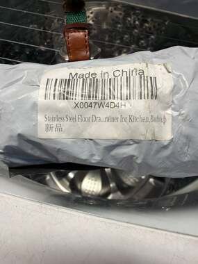 Stainless Steel Floor Drain Strainer for Kitchen and Bathtub - New